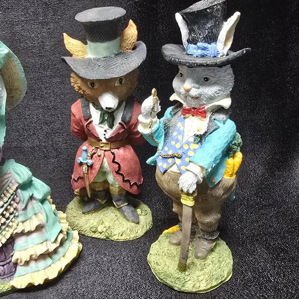 The Victorian Collection Easter Figurines Set of 8 Animal Characters VA01 - VA08